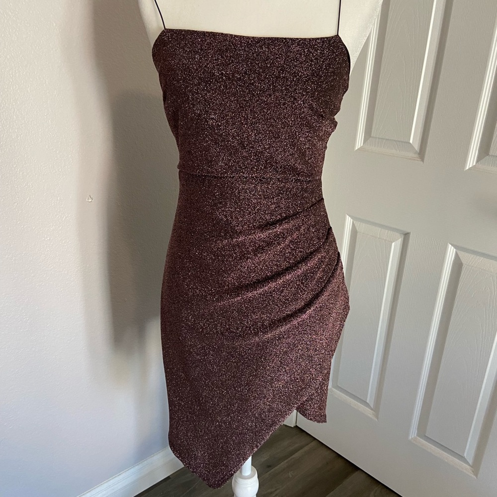 Sparkly purple/ black dress